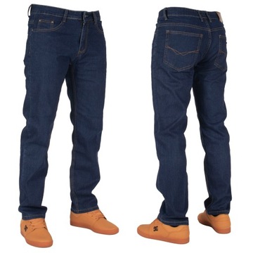 Spodnie męskie jeans W:37 98 CM L:30 granat