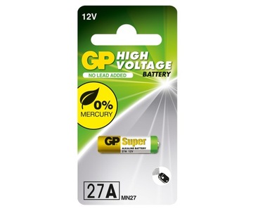 1x Bateria alkaliczna GP SUPER 27AF 12V MN27 pilot