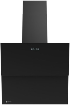 Okap GLOBALO MIRIDA 60.3 BLACK/BL 670 m³/h 52dB