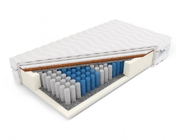 Materac pocket kokos lateks Nemezis Plus 140x200 Margrita