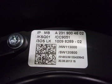 MERCEDES R231 SL 350 PŘEPÍNAČ KOMBINOVANÝ SENZOR ZÁHYB A2319004602