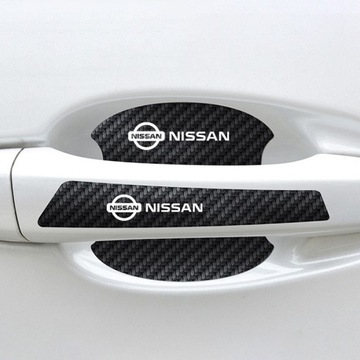 8 Szt. Naklejki Na Klamki Samochodowe Do Nissan