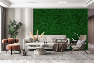 Финский мох 500г нетто, средний зеленый