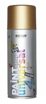 BIODUR EMALIA ZŁOTY CIEMNY SPRAY 400ML RAL 1036