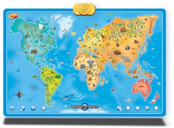 Interaktywna Mapa Zwierzęta Świata Dumel Discovery