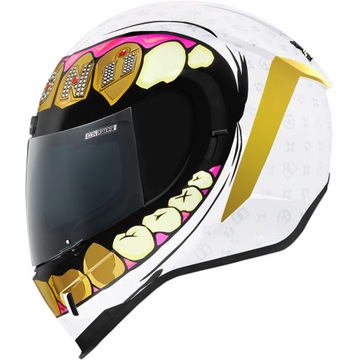ICON AIRFORM GRILLZ + CIEMNA SZYBA KASK SPORT L