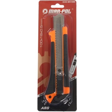 ЛЕЗВИЕ НОЖА ДЛЯ ОБОЕВ 18 ММ КОРПУС АБС-пластика