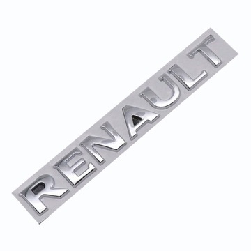 Emblemat samoprzylepny znaczek napis Renault