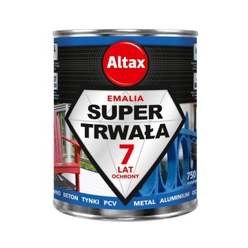 ALTAX EMALIA 0,75L DREWNO METAL BETON CZARNY MAT