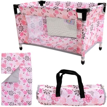 БОЛЬШАЯ КУКОЛЬНАЯ КРОВАТЬ / СУМКА ДЛЯ ПОСЛАНИЯ ДЛЯ ИГРЫ