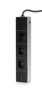 Алюминиевый удлинитель Eve Energy Strip с 3 розетками HomeKit iOS 16A