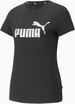 Koszulka damska Puma ESS+ Metallic Logo TeePuma 848303 51 r. M