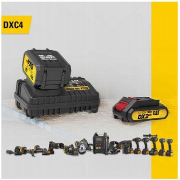 Угловая шлифовальная машина CAT DX314B + аккумулятор и зарядное устройство