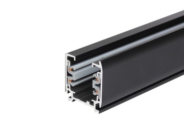 Listwa do reflektorów LED 3-fazowa 2m czarna