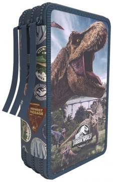 Piórnik Jurassic World Wyposażenie 39el Dinozaury