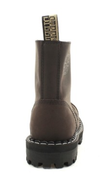 СТАЛЬНО-КОРИЧНЕВЫЕ БОТИНКИ С 8 ОТВЕРСТИЯМИ 113/O/CR.BR 37