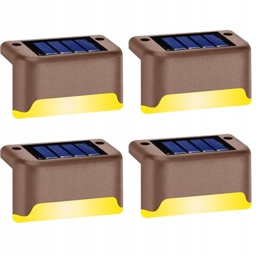 2x LAMPA SOLARNA LED OGRODOWA na kolumny tarasowe