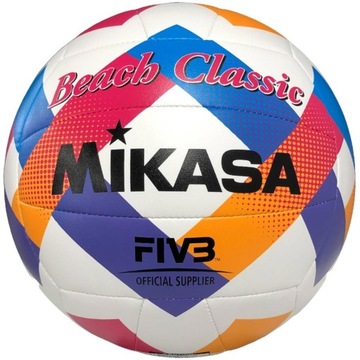ND05_P9738-5 BV543C-VXA-O Piłka siatkowa plażowa Mikasa Beach Classic biało