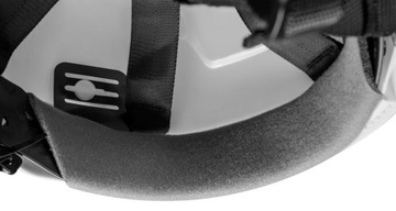 Kask do pracy na wysokościach, rusztowaniach biały