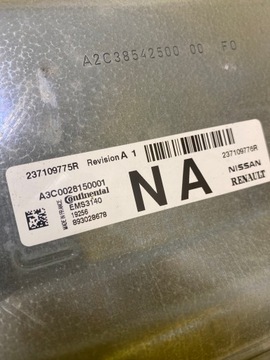 DACIA JEDNOTKA ECU 237109775R 237109776R EMS3140