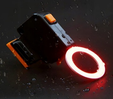 ЗАДНИЙ ВЕЛОСИПЕДНЫЙ ФОНАРЬ, КРУГЛЫЙ, USB-ФОНАРЬ