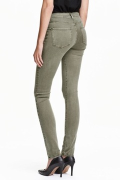 H&M Spodnie Shaping Skinny Regular Jeans 29/32