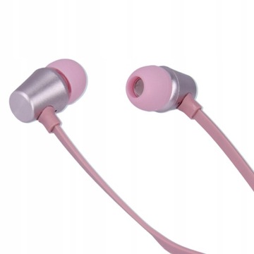 SŁUCHAWKI SWISSTEN METAL DYNAMIC YS500 RÓŻOWE