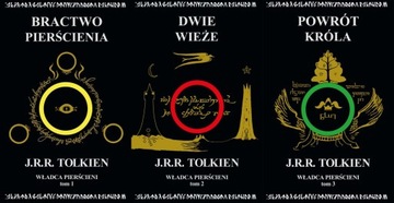 Tolkien WŁADCA PIERŚCIENI Komplet Tomy 1-3 Oprawa czarna