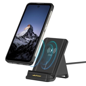 ИНДУКТИВНОЕ ЗАРЯДНОЕ УСТРОЙСТВО WCS01 50 Вт ULEFONE ARMOR 18 18T 19 19T 25T PRO 23 ULTRA