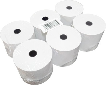 Rolki termiczne do kas drukarek fiskalnych 57x80 6szt rolka papier