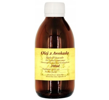 OLEJ z AWOKADO 200ml - Avocado