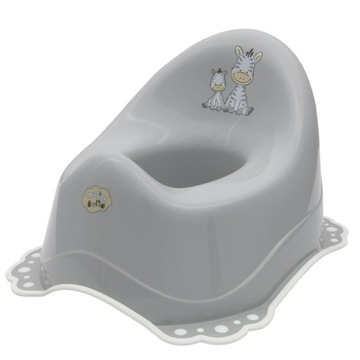 Maltex Baby Nocnik 2k Zebra Szaro Biały