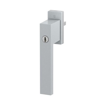 Klamka DUBLIN z kluczem SILVER L-40/45