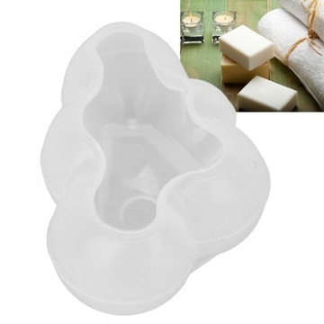 3D силиконовая форма для свечей в форме облака, милая