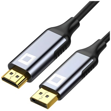 КАБЕЛЬ CO2 DISPLAYPORT HDMI 2.0 DP — КАБЕЛЬ HDMI FHD 240 Гц 4K 60 Гц HDR 2 м