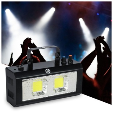 СТРОБОСКОП PARTY DISCO 40W БЕЛЫЙ СВЕТ С ЭФФЕКТОМ СВЕТОДИОДНОГО СВЕТА