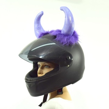 Ozdoba na kask motocyklowy, rowerowy, narciarski - rogi BYKA / Kozła