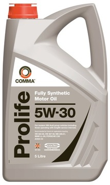 5L OLEJ silnikowy 5w30 COMMA PROLIFE VW 504 507 BMW LL04