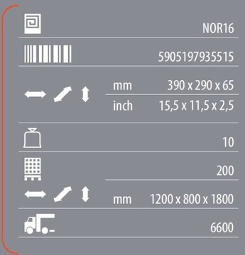 КОРОБКА-ОРГАНИЗАТОР КОНТЕЙНЕР КОРОБКА NOR16