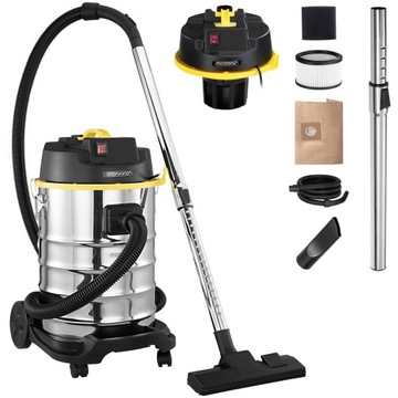 Odkurzacz uniwersalny workowy na mokro i sucho mocny 30l 1800W