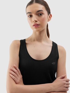 Koszulka damska bez rękawów na lato 4F F041 Top z bawełny XL