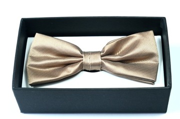 Галстук-бабочка матового перламутрового бежевого цвета, 300 узоров