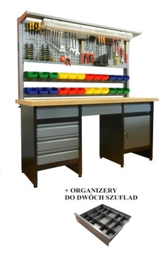 Stół warsztatowy narzędziowy producent organizer szafka nadstawka zawieszki