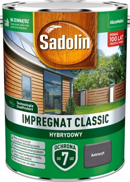 Sadolin Classic Hybrydowy Antracyt 4,5L