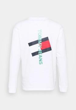 TOMMY Hilfiger Biały Klasyczny Longsleeve Męski XL