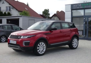 Land Rover Range Rover Evoque I SUV 5d Facelifting 2.0D TD4 180KM 2016 Land Rover Range Rover Evoque 2.0D 180KM 4X4 Automat Skora Alu Super Stan, zdjęcie 5