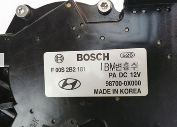HYUNDAI I10 2012R MOTOREK STĚRAČE KRYT 98700-0X000