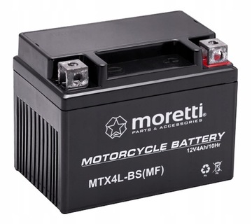 Moretti MTX4L-BS/YTX4L-BS Akumulator Motocyklowy Żelowy AGM 12V 4AH 50A