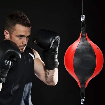 PIŁKA REFLEKSOWA GRUSZKA BOKSERSKA ELASTYCZNA NA LINCE BOKS REFLEX BALL