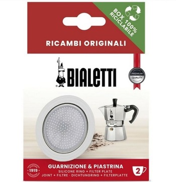Uszczelki do Kawiarek Bialetti w rozm 2 fil Moka elektrica Break Mini DAMA